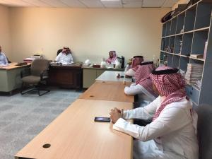 His Excellency the Dean of Al-Qunfudhah University College Visits the Academic Departments of the College